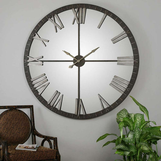 Uttermost - Amelie Large Bronze Wall Clock - 06419 veiw 2