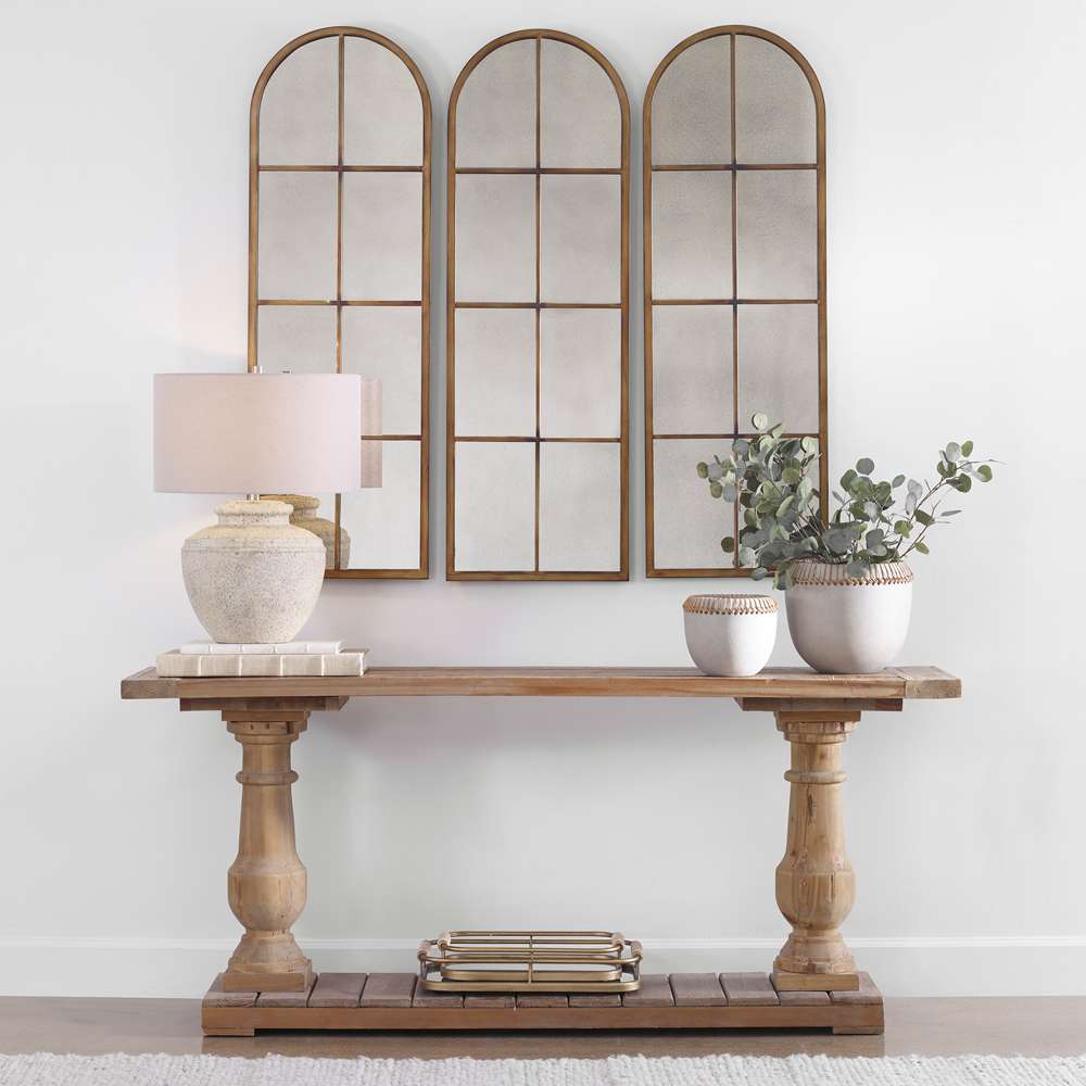 Uttermost - Amiel Arched Brown Mirror - 13463-P veiw 4