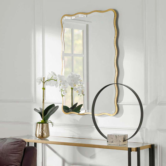 Uttermost - Aneta Gold Scalloped Mirror - 09827 veiw 2