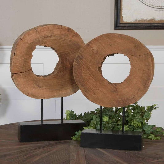 Uttermost - Ashlea Wooden Sculptures (Set of 2) - 19822 veiw 2