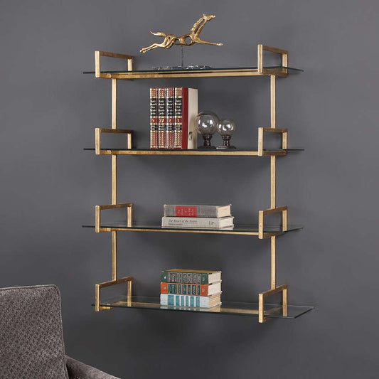 Uttermost - Auley Gold Wall Shelf - 04038 veiw 2