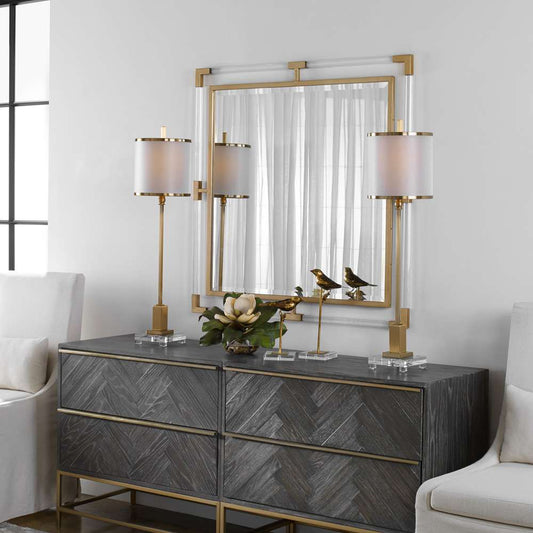 Uttermost - Balkan Golden Square Mirror - 09714 veiw 2
