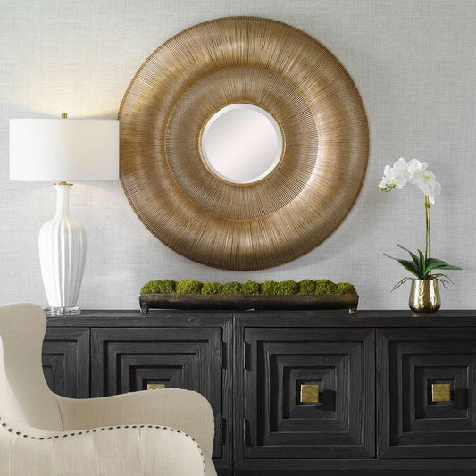Uttermost - Bauble Round Gold Mirror - 09852 veiw 2