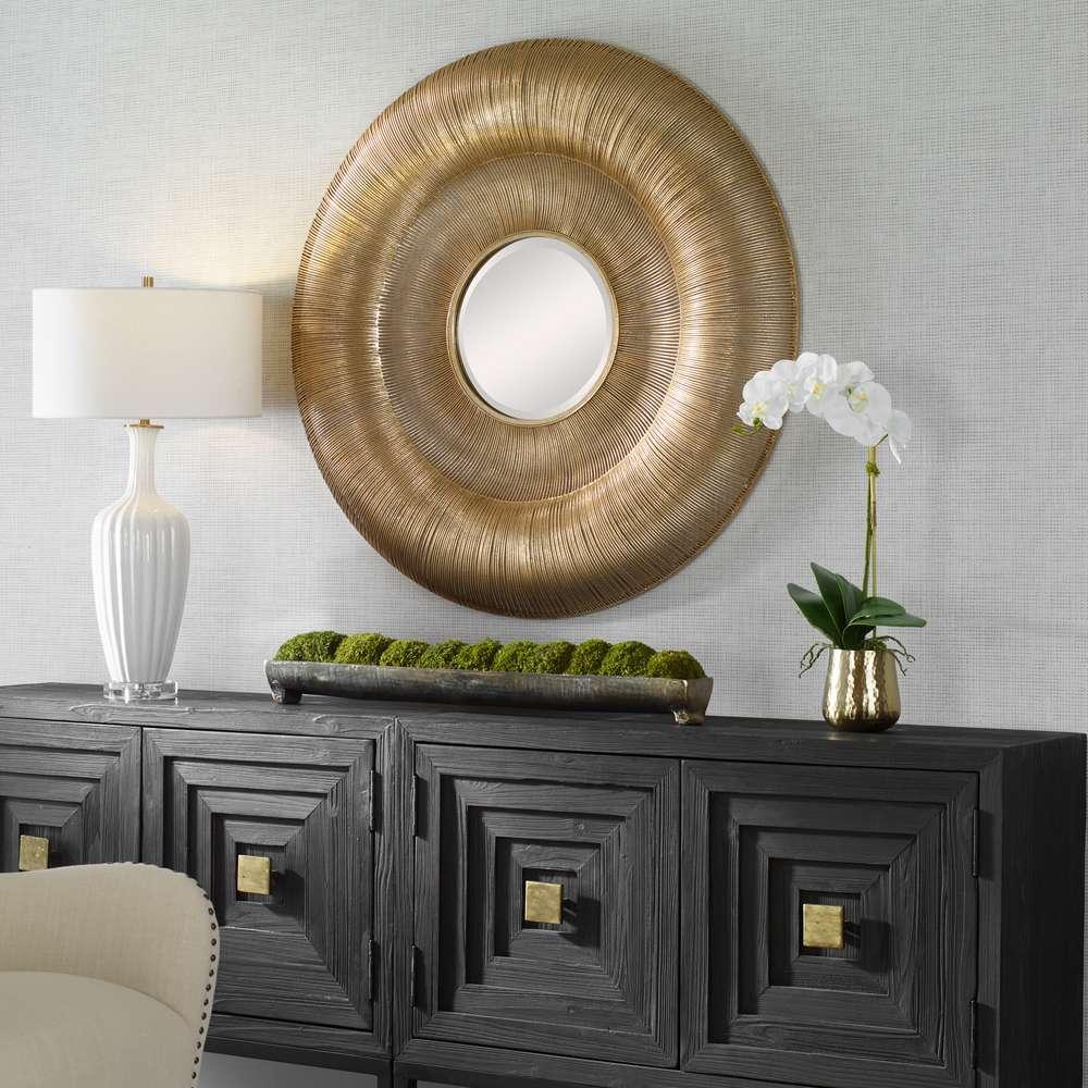 Uttermost - Bauble Round Gold Mirror - 09852 veiw 4