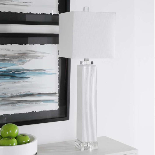 Uttermost - Bennett White Buffet Lamp - 28348-1 veiw 2