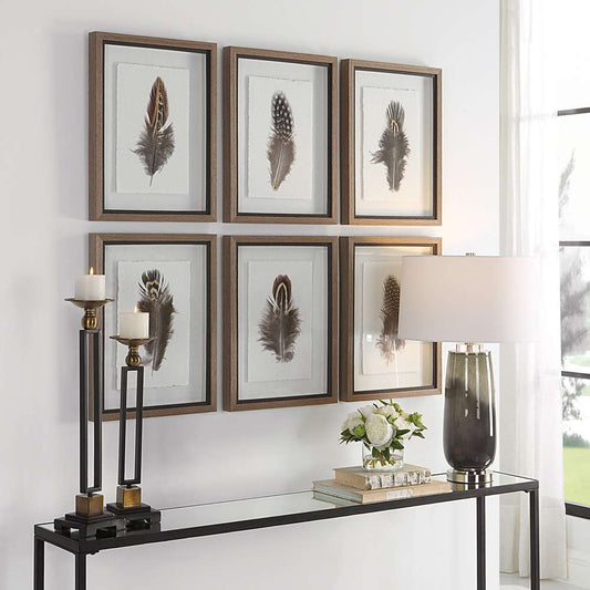Uttermost - Birds Of A Feather Framed Prints, Set of 6 - 41460 veiw 2