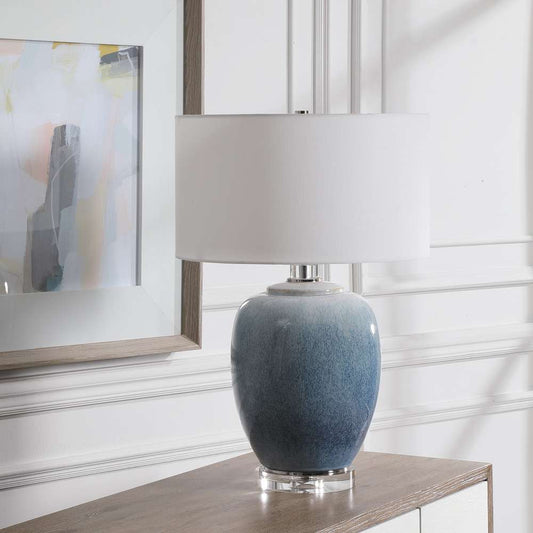Uttermost - Blue Waters Ceramic Table Lamp - 28435-1 veiw 2