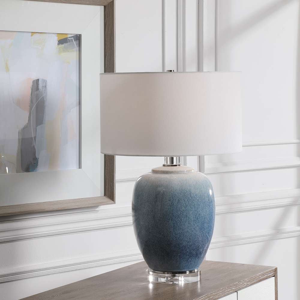 Uttermost - Blue Waters Ceramic Table Lamp - 28435-1 veiw 4
