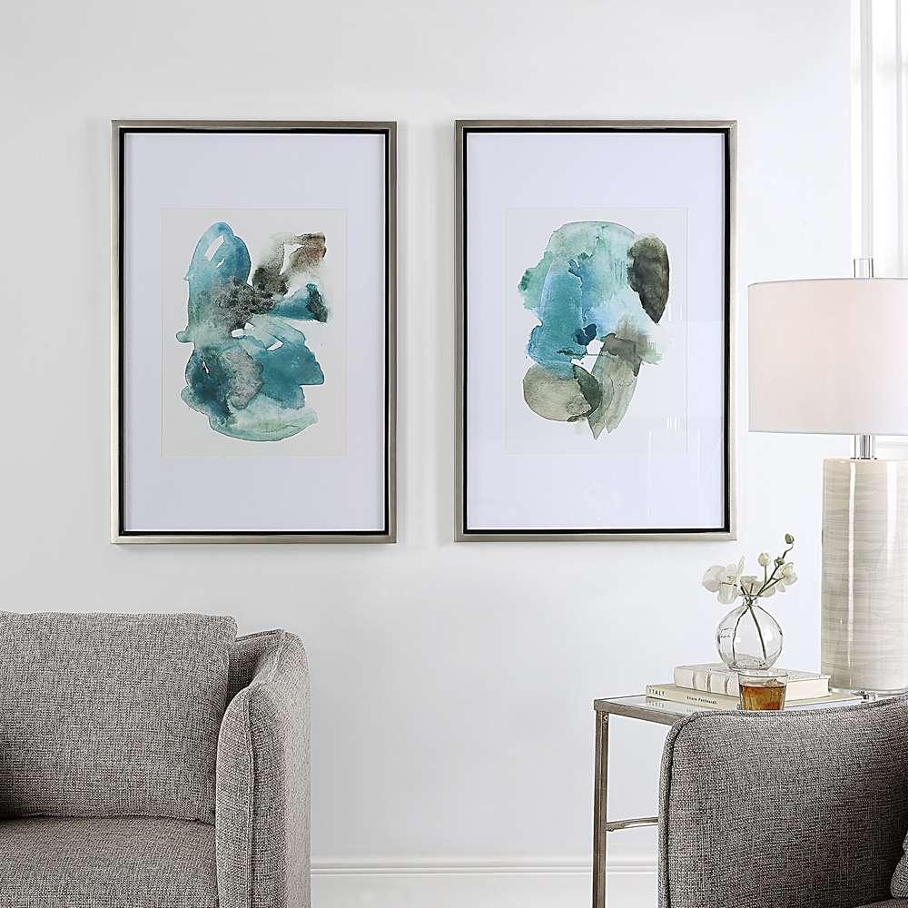Uttermost - Blueprints Watercolor Prints (Set of 2) - 32291 veiw 4