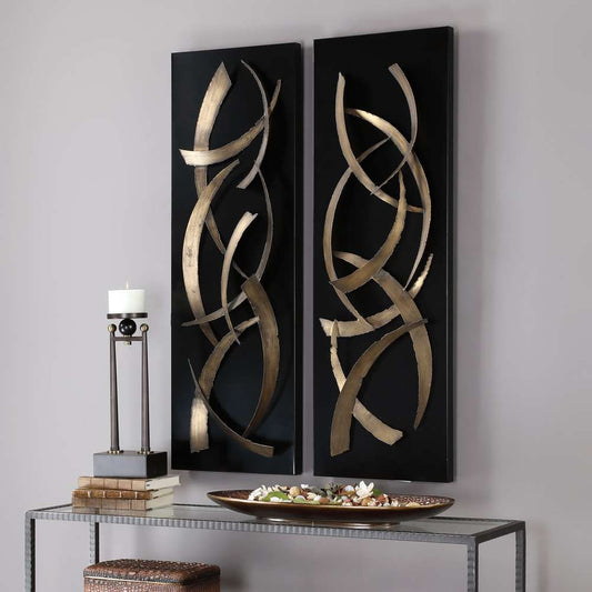 Uttermost - Brushstrokes Metal Wall Art (Set of 2) - 04139 veiw 2