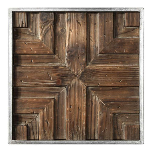 Uttermost - Bryndle Rustic Wooden Squares Set of 9 - 04115 veiw 2
