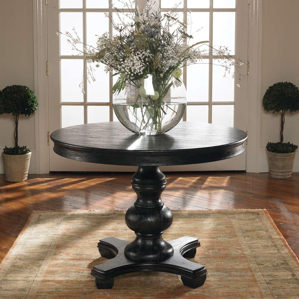 Uttermost - Brynmore Wood Grain Round Table - 24310 veiw 3