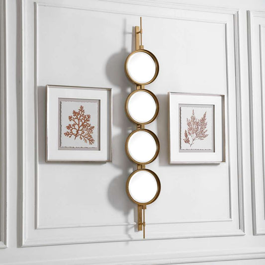 Uttermost - Button Gold Mirror - 09666 veiw 2