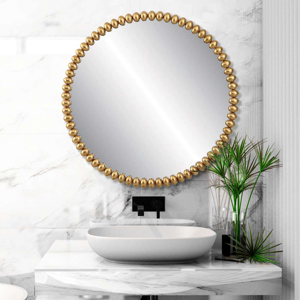 Uttermost - Byzantine Round Gold Mirror - 09793 veiw 3