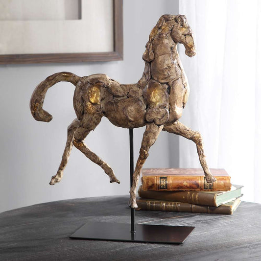 Uttermost - Caballo Dorado Horse Sculpture - 17585 veiw 2