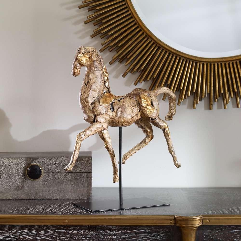 Uttermost - Caballo Dorado Horse Sculpture - 17585 veiw 4