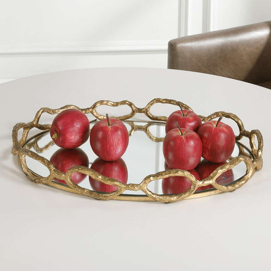 Uttermost - Cable Chain Mirrored Tray - 17837 veiw 2
