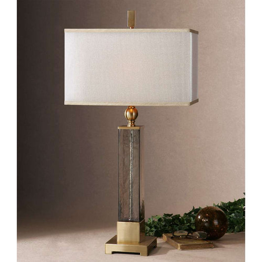 Uttermost - Caecilia Amber Glass Table Lamp - 26583-1 veiw 2