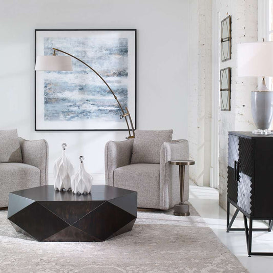 Uttermost - Calogero Bronze Arc Floor Lamp - 28135-1 veiw 2