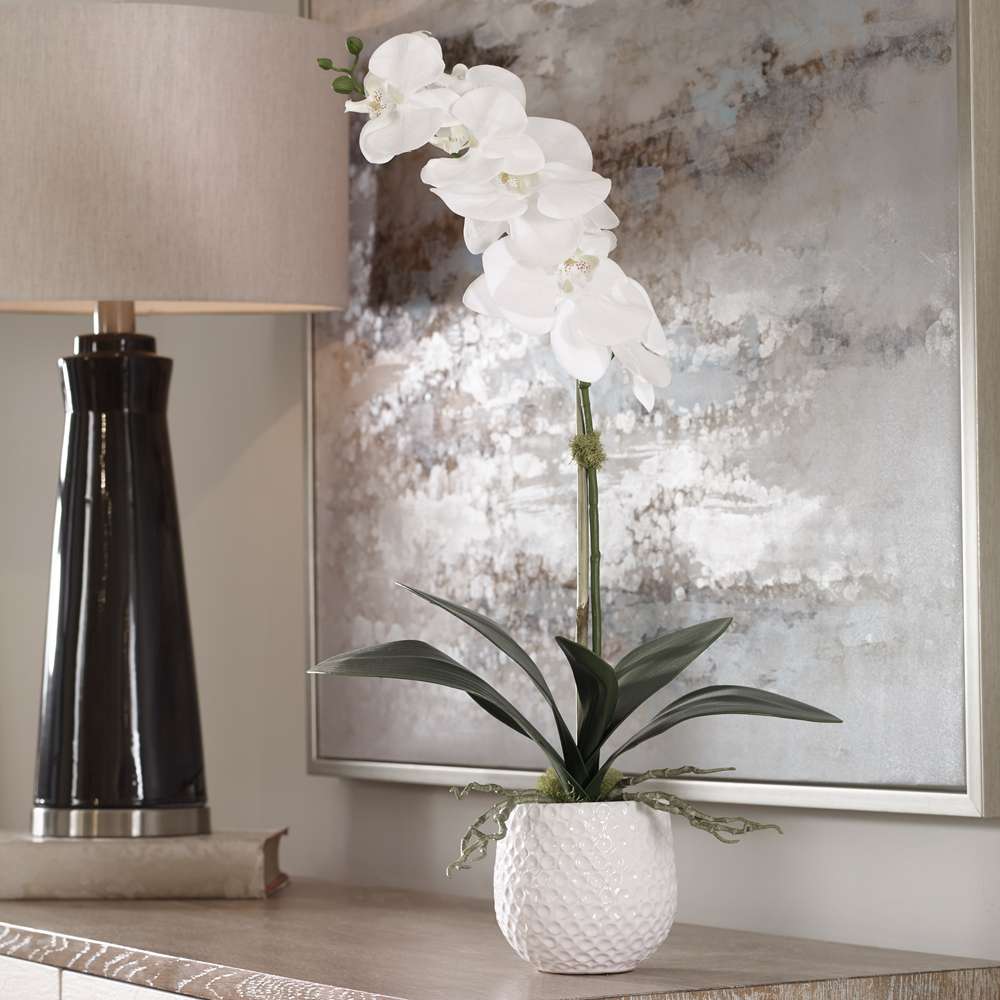 Uttermost - Cami White Orchid - 60178 veiw 4