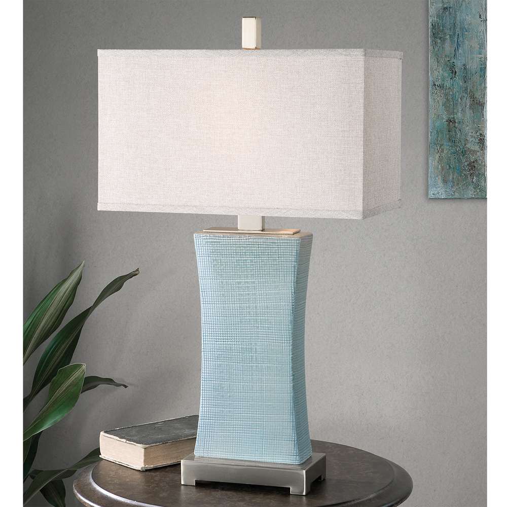 Uttermost - Cantarana Blue Gray Table Lamp - 26673-1 veiw 2