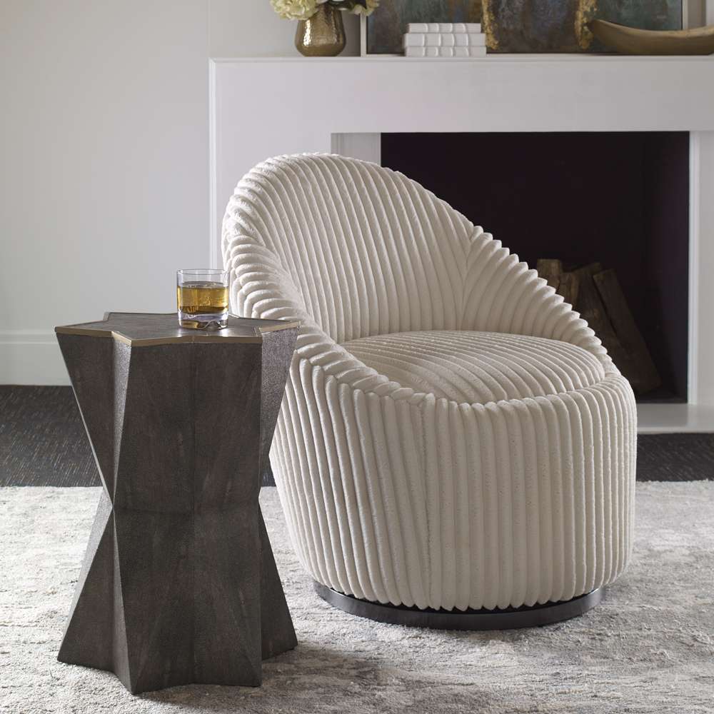 Uttermost - Capella Gray Accent Table - 24948 veiw 4
