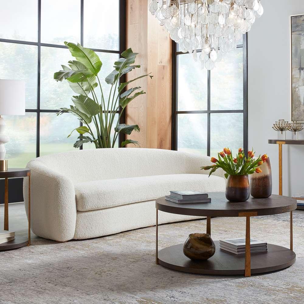 Uttermost - Capra Art Deco White Sofa - 23746 veiw 4