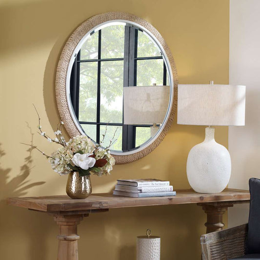 Uttermost - Carbet Round Rope Mirror - 09668 veiw 2
