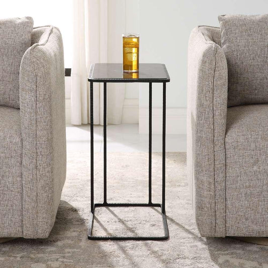 Uttermost - Cavern Stone & Iron Accent Table - 22905 veiw 2