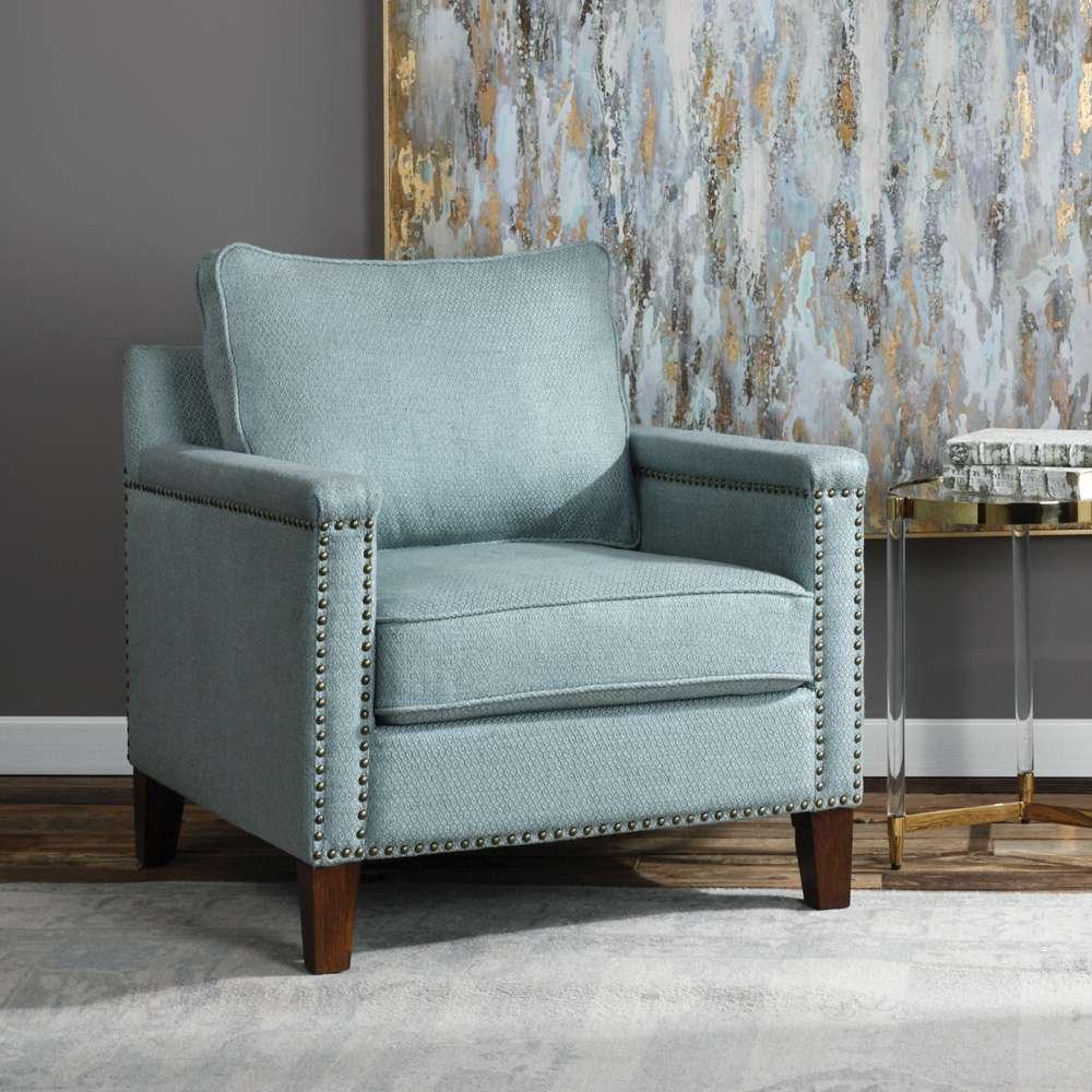 Uttermost - Charlotta Sea Mist Accent Chair - 23381 veiw 4