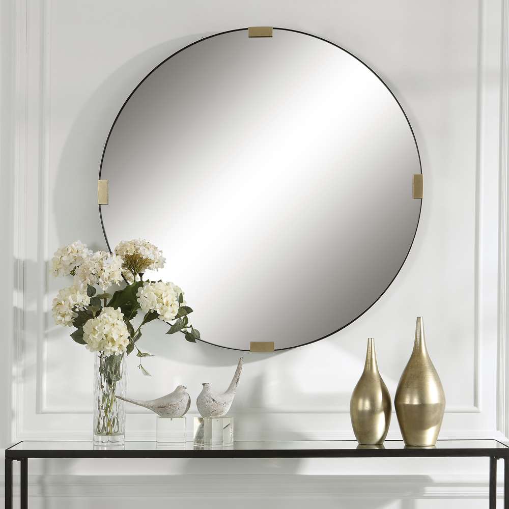 Uttermost - Clip Modern Round Mirror - 09882 veiw 4