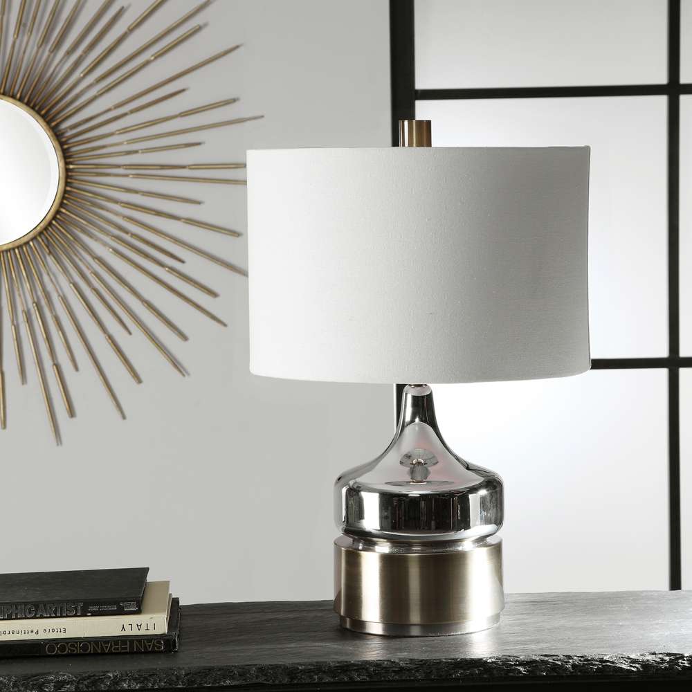 Uttermost - Como Chrome Table Lamp - 28337-1 veiw 4