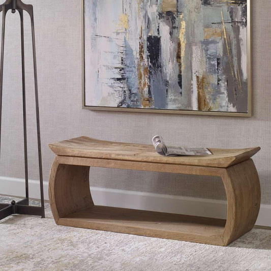 Uttermost - Connor Reclaimed Wood Bench - 25204 veiw 2