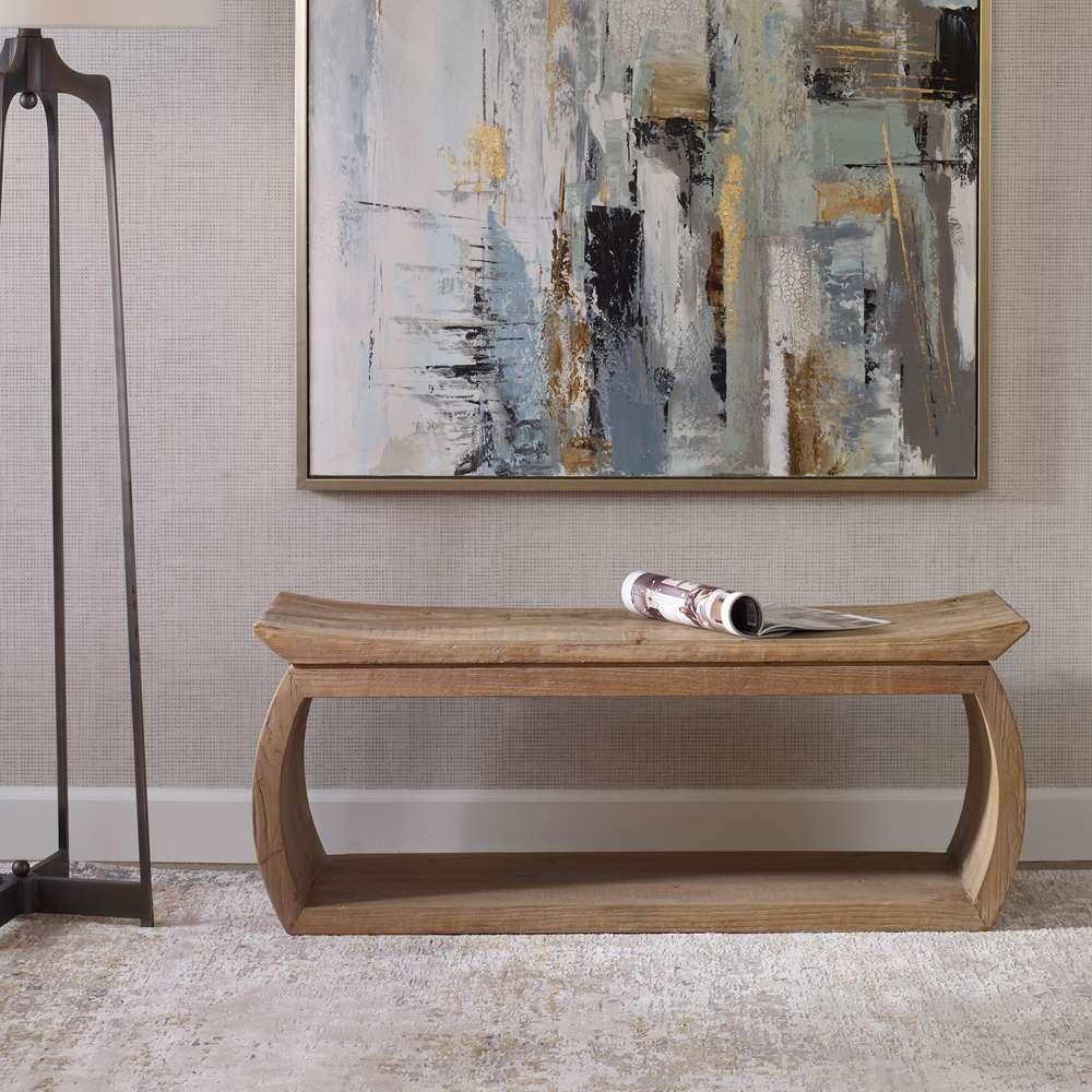 Uttermost - Connor Reclaimed Wood Bench - 25204 veiw 4