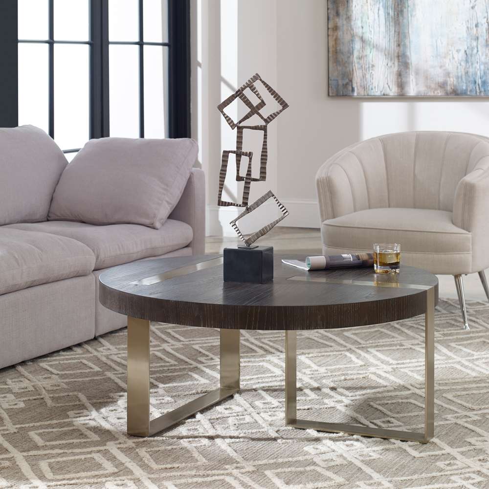 Uttermost - Converge Round Coffee Table - 25119 veiw 4