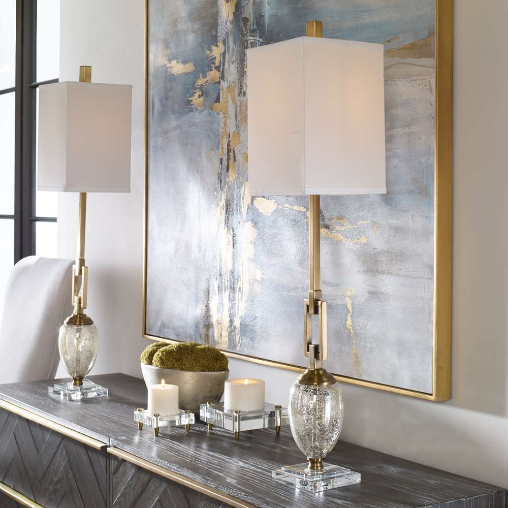 Uttermost - Copeland Mercury Glass Buffet Lamp - 29338-1 veiw 4