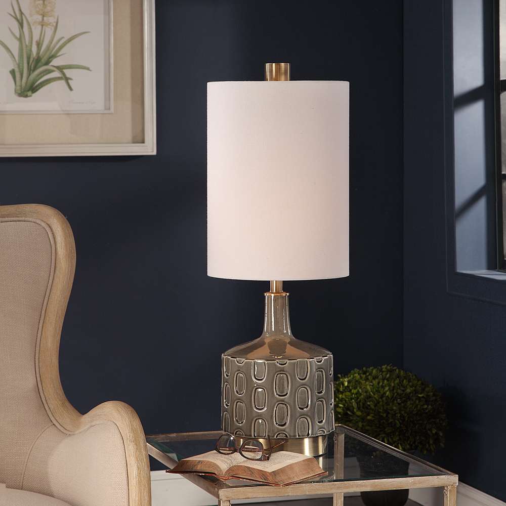 Uttermost - Darrin Gray Table Lamp - 29682-1 veiw 4