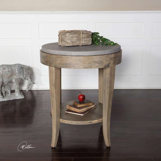 Uttermost - Deka Round Side Table - 25909 veiw 2