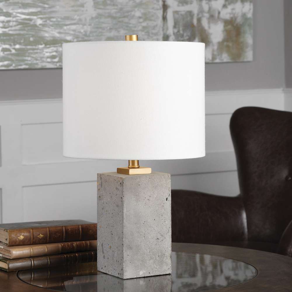 Uttermost - Drexel Concrete Block Lamp - 29237-1 veiw 3