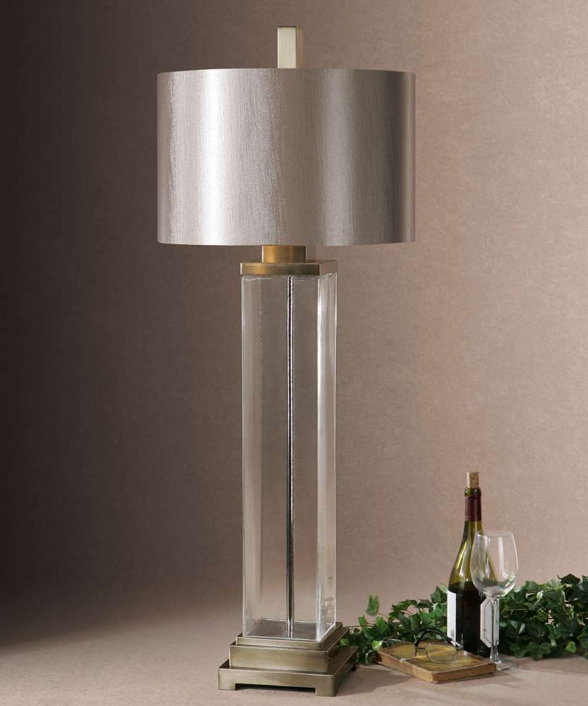 Uttermost - Drustan Clear Glass Table Lamp - 26160-1 veiw 2