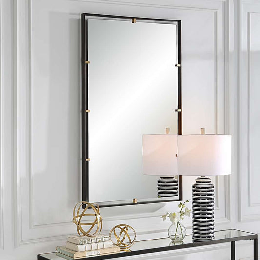 Uttermost - Egon Rectangular Bronze Mirror - 09845 veiw 2