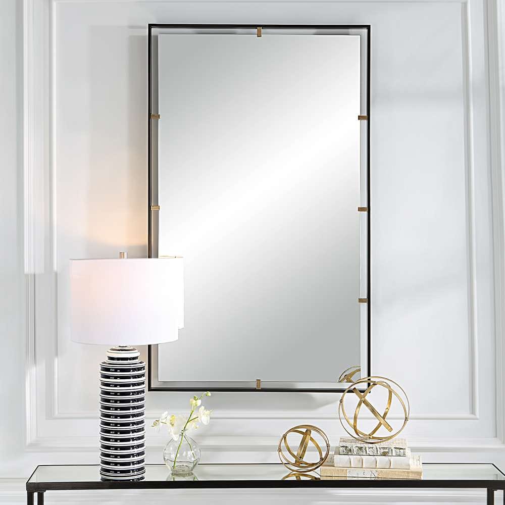Uttermost - Egon Rectangular Bronze Mirror - 09845 veiw 4