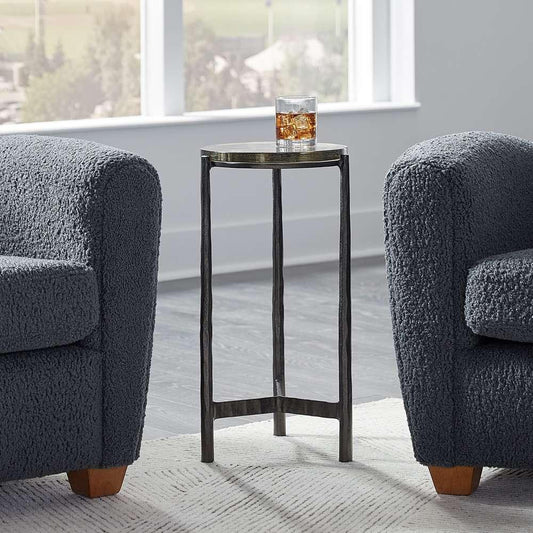 Uttermost - Eternity Iron & Glass Accent Table - 25308 veiw 2