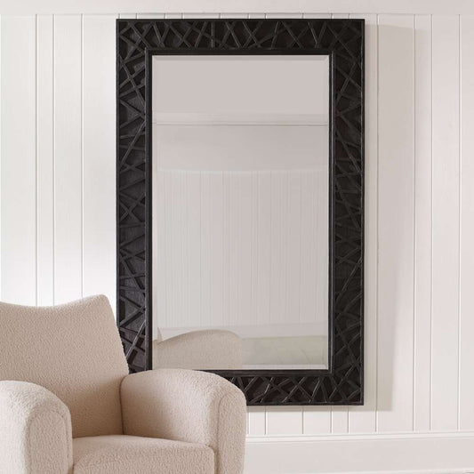 Uttermost - Everest Satin Black Mirror - 09803 veiw 2