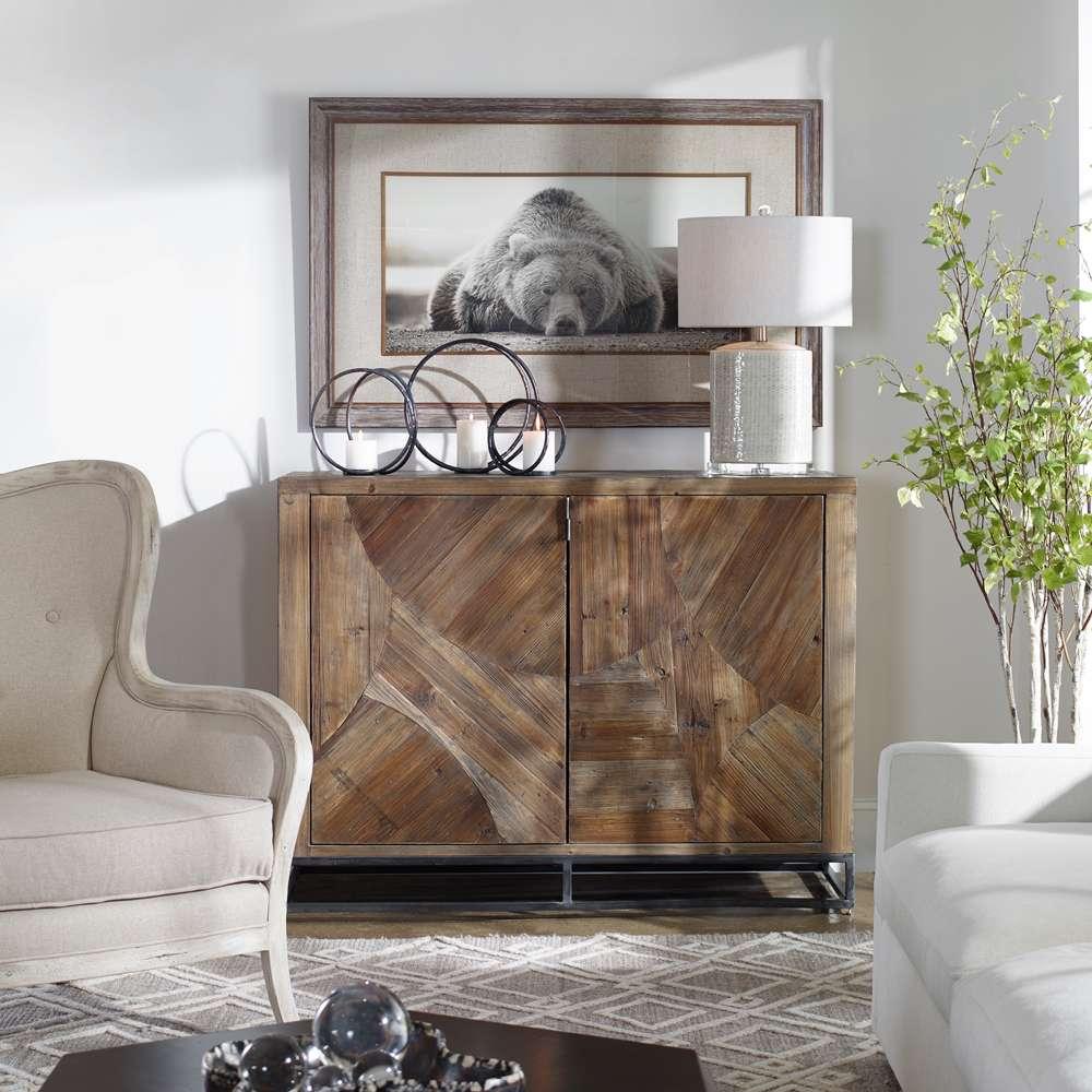 Uttermost - Evros Reclaimed Wood 2 Door Cabinet - 24932 veiw 4