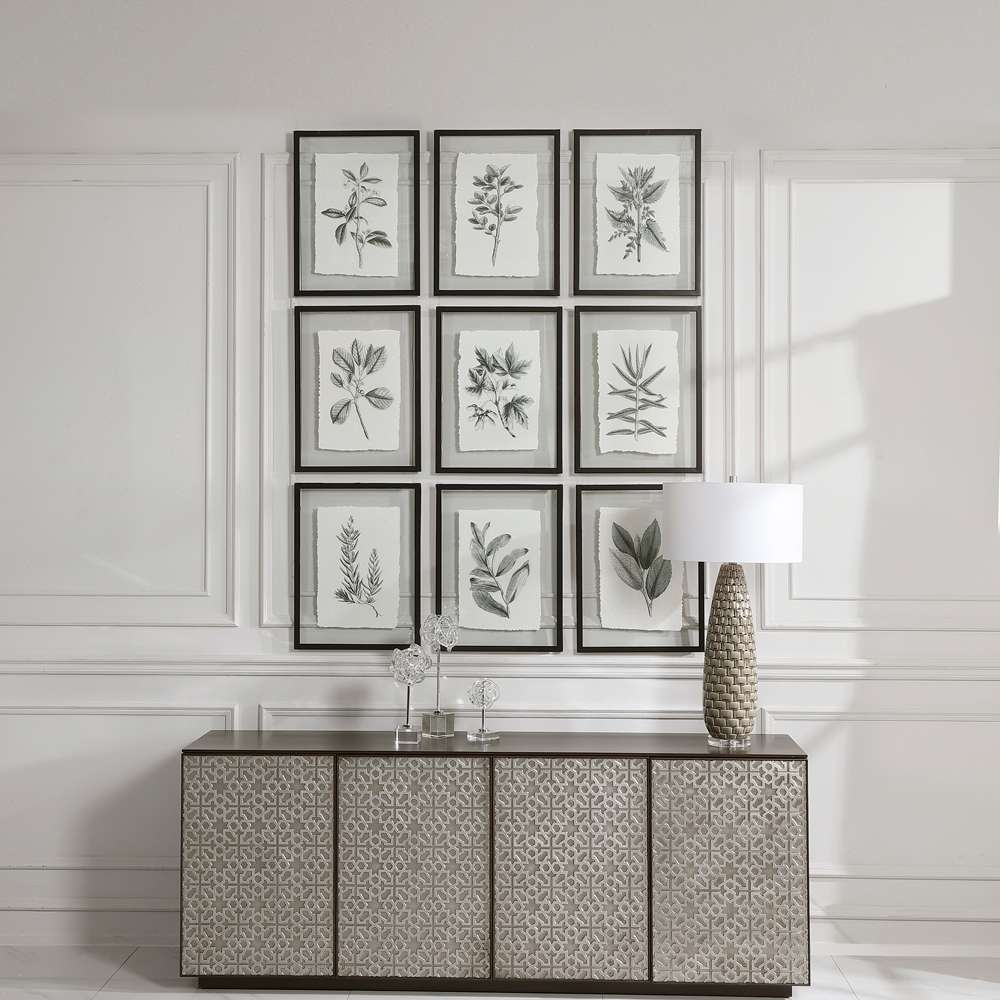 Uttermost - Farmhouse Florals Framed Prints, Set of 9 - 41617 veiw 4