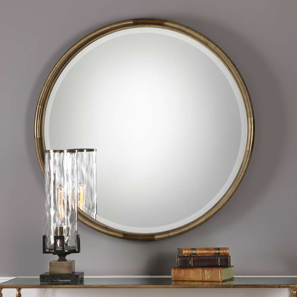 Uttermost - Finnick Iron Coil Round Mirror - 09244 veiw 3