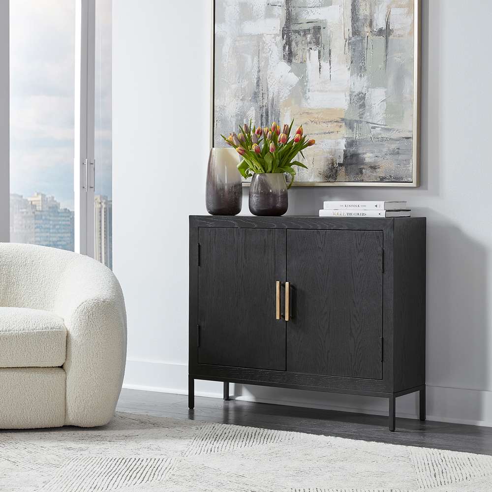 Uttermost - Front Range Dark Oak 2 Door Cabinet - 22891 veiw 4