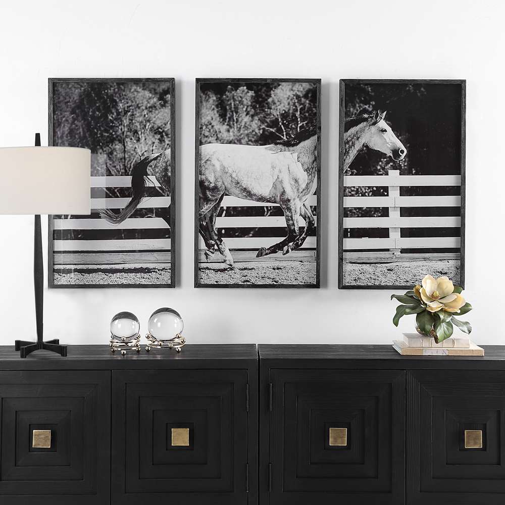 Uttermost - Galloping Forward Equine Prints, Set/3 - 32279 veiw 4
