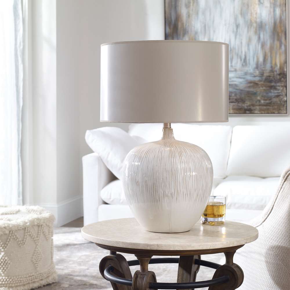 Uttermost - Georgios Textured Ceramic Lamp - 26194-1 veiw 4